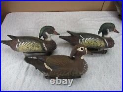14 Vintage HUNTING DUCK DECOYS with WEIGHTS Made in ITALY
