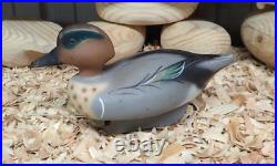 2003 Green Wing Teal Gunning Decoy by Michael & Susan Veasey