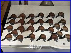 (27) Canvasback vintage Model 63 herters duck decoy replacement heads