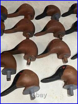 (27) Canvasback vintage Model 63 herters duck decoy replacement heads