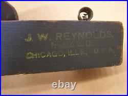 #4 Old Reynolds Chicago Duck Decoy 3 Way Illinois River Set Original Comb Paint
