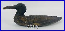Antique 1800's Leather Duck Decoy withGlass Eyes Unknown Artist