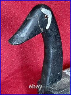 Antique Carved Wood Painted Duck GOOSE Decoy