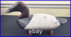 Antique Chesapeake Bay Canvasback Decoy Maryland Duck VTG Wooden Working Bird