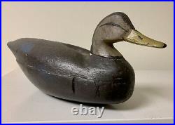 Antique Chincoteague Doug Jester reworked hunting black duck NJ Joe King decoy