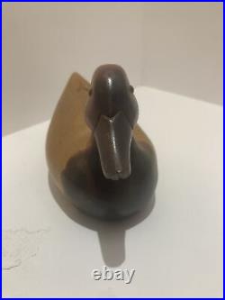 Antique Hand Carved Wooden Mallard Duck