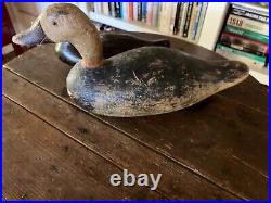 Antique Louisiana 21 inch duck decoy 10 at the highest weighs almost 3 pounds