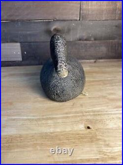 Antique Victor Ruddy Duck Working Decoy Carved Wood Weighted