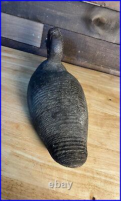Antique Victor Ruddy Duck Working Decoy Carved Wood Weighted