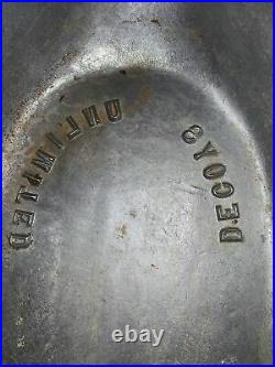 Antique Vintage Aluminum Duck Decoy Mold Decoys Unlimited Clinton Iowa