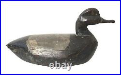 Antique Vintage Old Wooden Canvasback Duck Decoy Hand Carved Painted