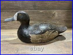 Antique Vintage Wood Duck Decoy Gundelfinger Scaup Bluebill Hen