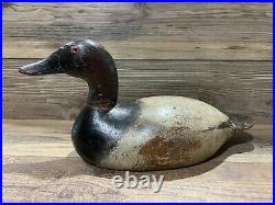 Antique Vintage Wood Duck Decoy MASON Canvasback Drake