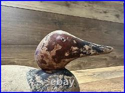 Antique Vintage Wood Duck Decoy MASON Canvasback Drake - Standard