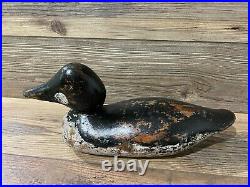 Antique Vintage Wood Duck Decoy MASON Goldeneye Drake