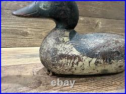 Antique Vintage Wood Duck Decoy MASON Goldeneye Drake - Challenge