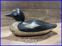 Antique Vintage Wood Duck Decoy MASON Goldeneye Drake Standard