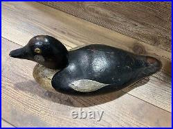 Antique Vintage Wood Duck Decoy MASON Goldeneye Drake Standard