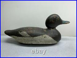Antique Vintage Wood Duck Decoy MASON Scaup Blue Bill Hen