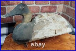 Antique Wooden Hand Carved Duck Decoy