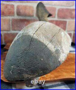 Antique Wooden Hand Carved Duck Decoy