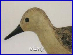 Antique Wooden Plover Shorebird Decoy Chris Sprague New Jersey Estate Duck