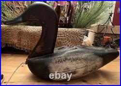 Authentic signed Chris Boone 2005 Hand Carved & Painted Duck Decoy