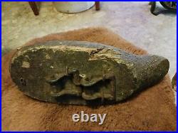 Awesome Antique Louisiana Hunting Wooden Duck Decoy Mamou La. Very Cool
