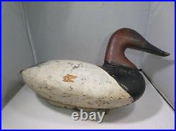 Beautiful Vintage Handmade Wooden Duck Decoy