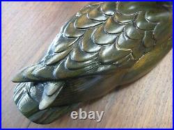 Beautiful Vintage Tom Taber Muscovy Duck Decoy /One of His Rarest Wood Carvings