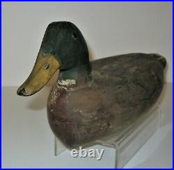 Bert Graves (1887-1956) 17 Vintage Wood Mallard Duck Decoy Orig. Eyes & Paint