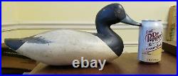 Bluebill Decoy Upper Chesapeake Bay Estate Not Signed Bird VTG Duck Hunting