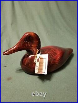 Bundy & Co. Wooden Duck Decoy 939 Classic Canvasback 2016 Signed