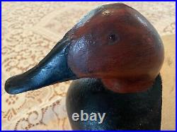 Canvasback Duck Decoy, Ts Stamped On Underside, Unknown Carver