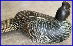 Chris Olson Grouse Decoy Sculpture Big Sky Carvers Masters ConservationEd 82/300