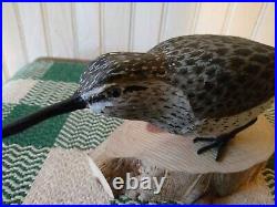 Cork McGee Shore bird decoy from Chincoteague Va signed and dated