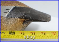 Duck Decoy Hand Crafted Wooden Canvasback Hen C. 1900 Mid Atlantic Flyway