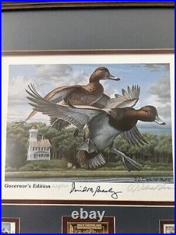 Duck Stamp Governor's Edition Waterfowl Print South Carolina Lighthouse'96-97