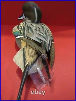 Ducks Unlimited Drake Pintail Duck Decoy of the year Carver Jett Brunet NIB LOOK