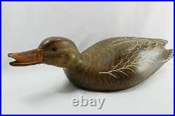 Ducks Unlimited ROBERT CAPRIOLA Vintage Mallard Hen Decoy