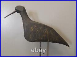 Early Original Flattie Yellowlegs Plover Shorebird Decoy C1920