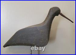 Early Original Flattie Yellowlegs Plover Shorebird Decoy C1920