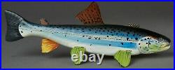 Excellent Michigan Benziejo 9 Salmon Ice Fish Spearing Decoy Folk Art Lure