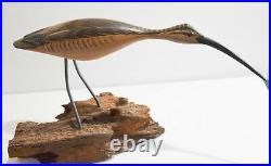 Fine shore bird decoy by Robert Watson Sr. Of Chincoteaque, VA