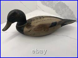 G. F. Cranwill Duck Decoy Pekin IL Signed Dated 1986 17 x 6