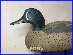 Green Wing Teal Duck Decoy Factory Animal Trap Vintage Hunting