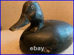 Hand carved decoy duck