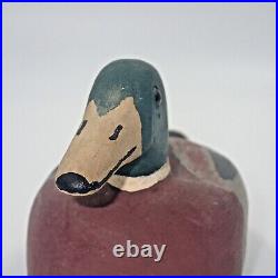 John Cartland Vintage Wood Mallard Duck Decoy Hand Carved 1978 MO