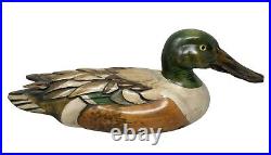 LARGE 1985-86 Tom Taber Northern Shoveler Wood Duck Decoy Signature Collection