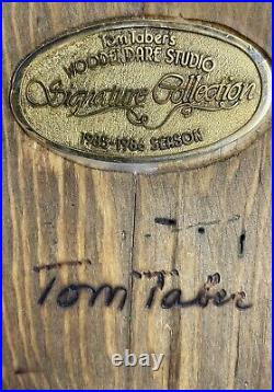 LARGE 1985-86 Tom Taber Northern Shoveler Wood Duck Decoy Signature Collection